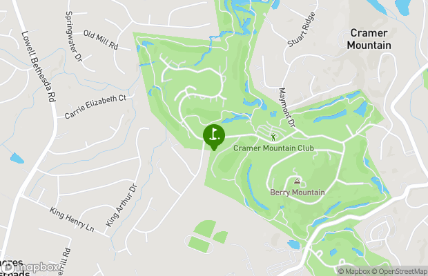 Cramer Mountain Country Club map