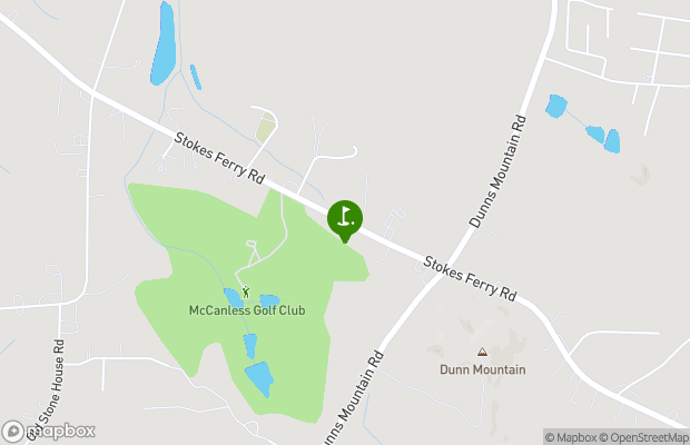 McCanless Golf Course map