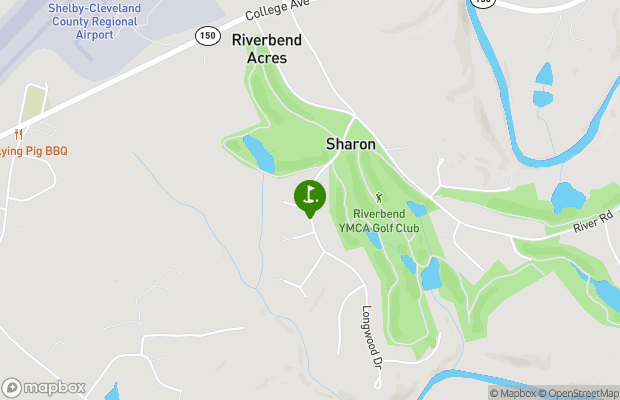River Bend YMCA Golf Course map
