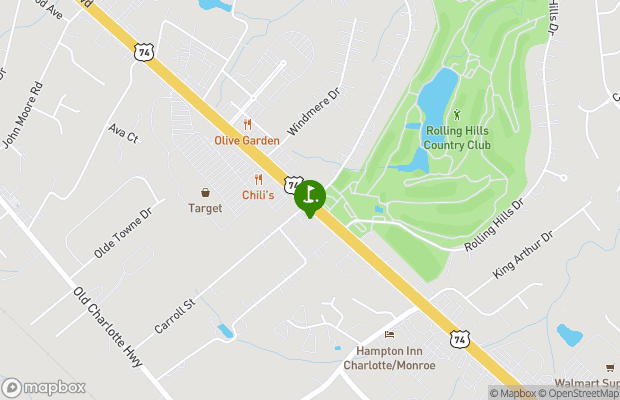 Rolling Hills Country Club map