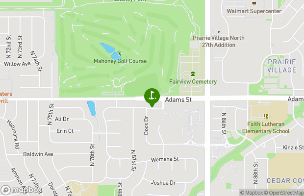 Mahoney Golf Course map