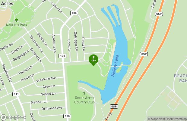 Ocean Acres Country Club map