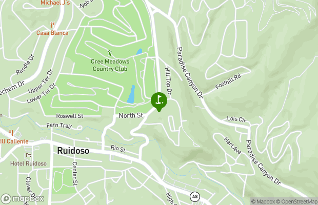 Cree Meadows Country Club map