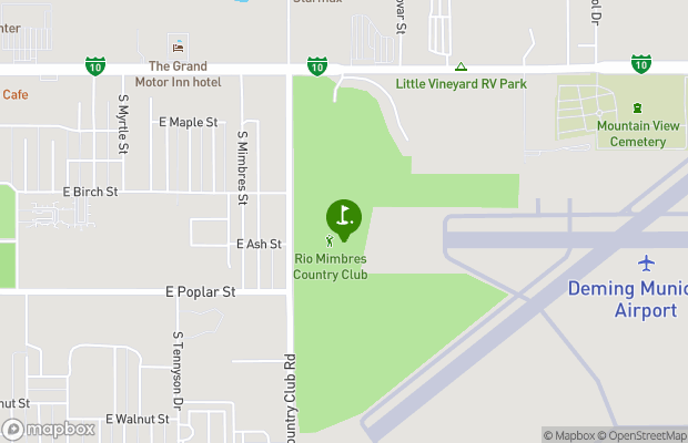 Rio Mimbres Country Club map