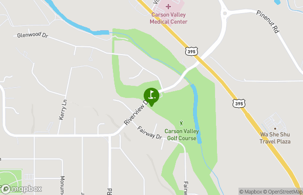Carson Valley Golf Course map