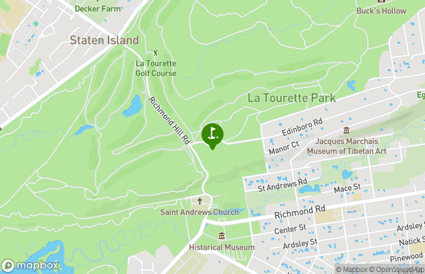 La Tourette Golf Course map
