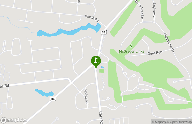 McGregor Links Country Club map