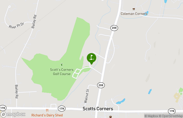 Scotts Corner Golf Course map