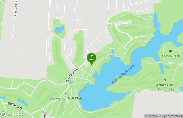 Shaker Run Golf Club  map