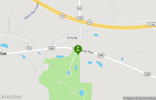 White Oak Golf Course map