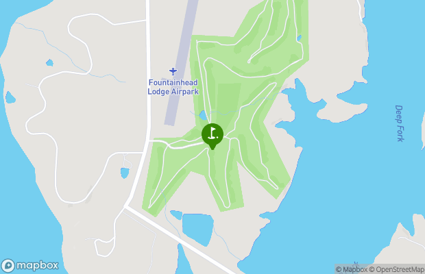 Fountainhead State Park Golf Course map