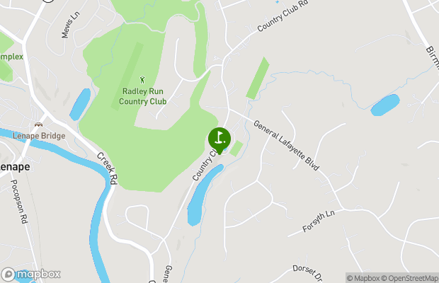Radley Run Country Club map