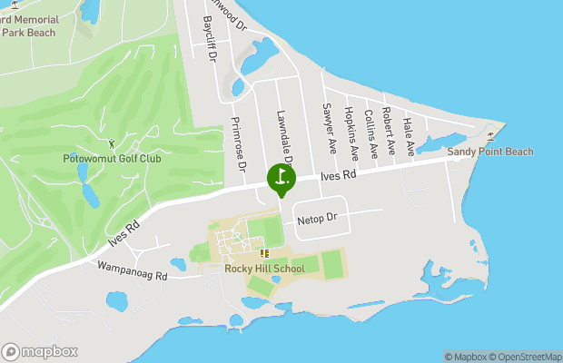 Potowomut Golf Club map