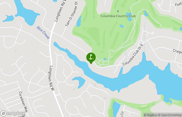 Columbia Country Club map