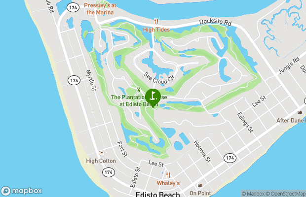 The Plantation Course At Edisto map