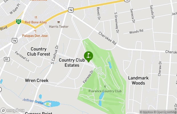 Florence Country Club map