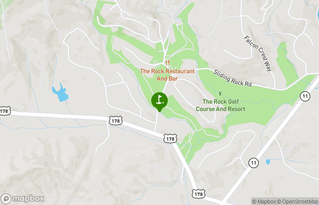 The Rock At Jocassee map
