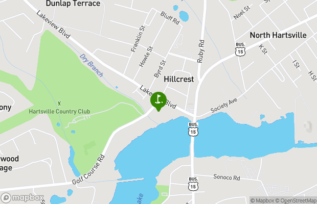 Hartsville Country Club map