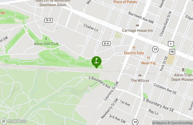 The Aiken Golf Club map