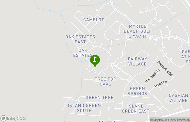 Island Green Golf Club map