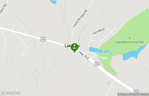 Lakeside Country Club map