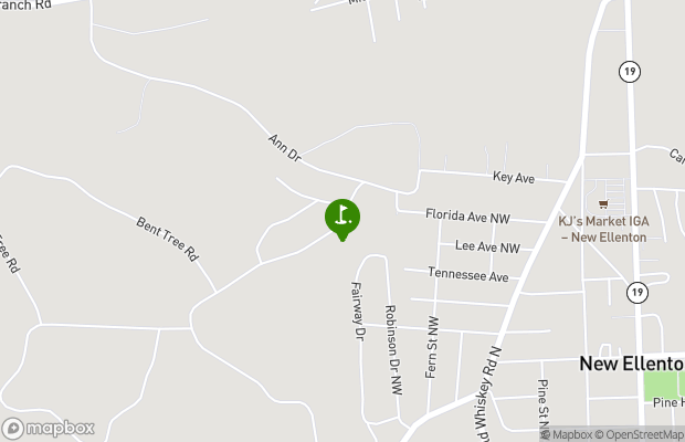 New Ellenton Golf Course map