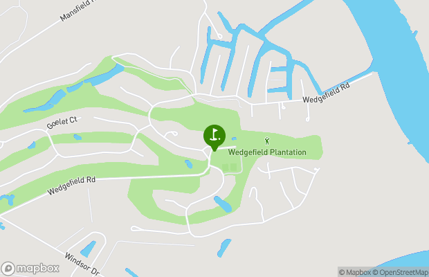 Wedgefield Plantation Golf Club map