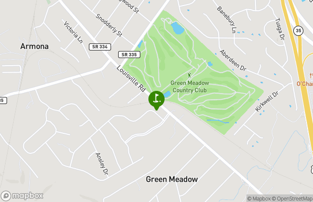 Green Meadow Country Club map