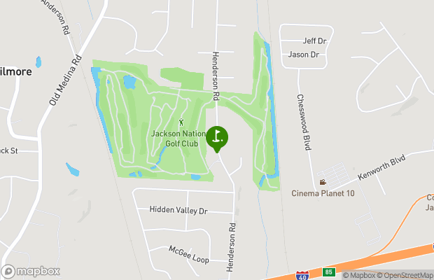 Jackson National Golf Club map