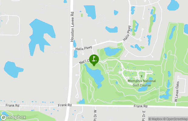 Memphis National Golf Club map