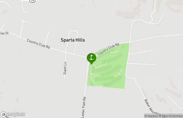Sparta Golf and Country Club map