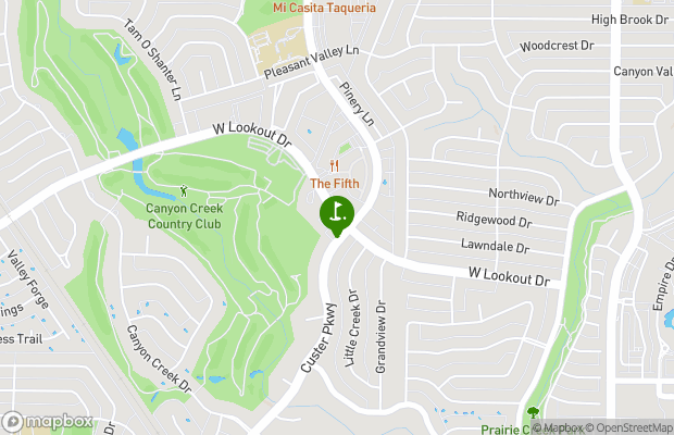 Canyon Creek Country Club map