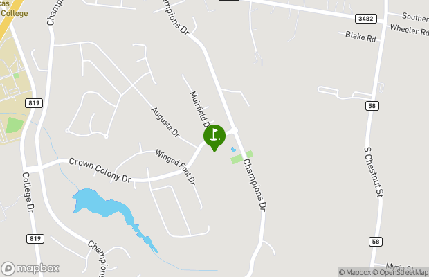 Crown Colony Country Club map