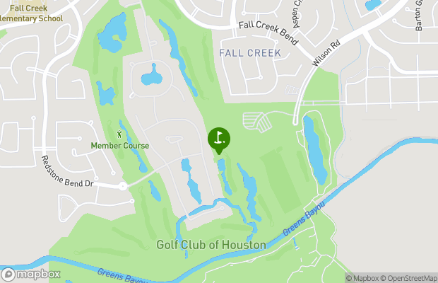 Golf Club of Houston - Redstone Golf Club map