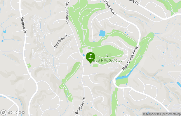 Great Hills Country Club map