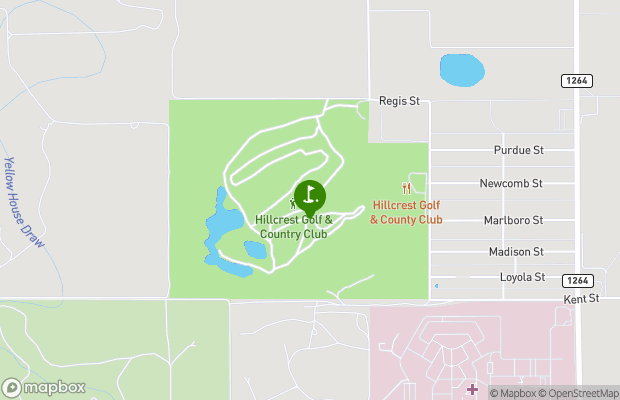 Hillcrest Country Club map
