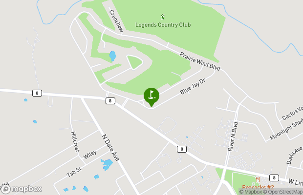 Legends Country Club map