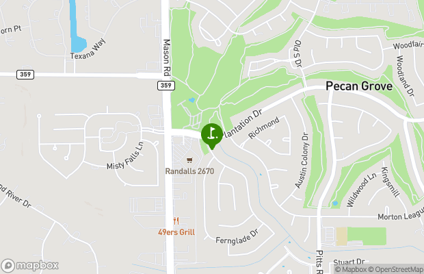 Pecan Grove Plantation Country Club map