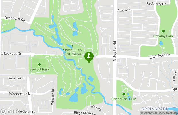 Sherrill Park Golf Course map