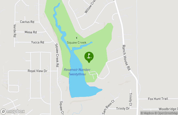 Squaw Creek Golf Club map