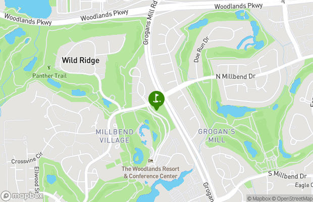 The Golf Trails at The Woodlands map