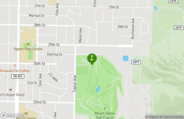 Mount Ogden Golf Course map