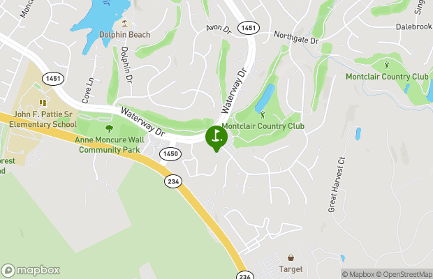 Montclair Country Club map