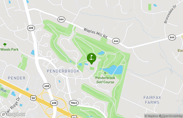 Penderbrook Golf Club map