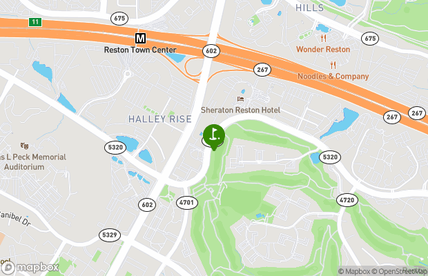 Reston National Golf Course map