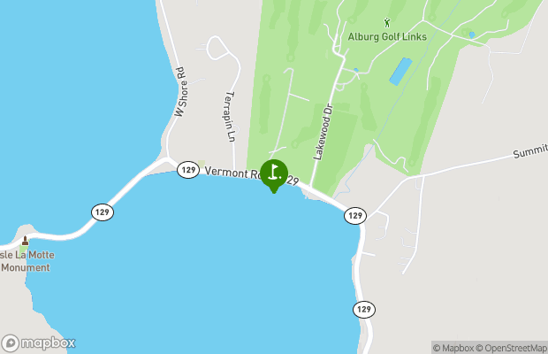 Alburg Golf Links map