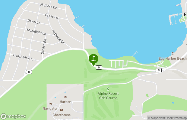 Alpine Resort and Golf Course map