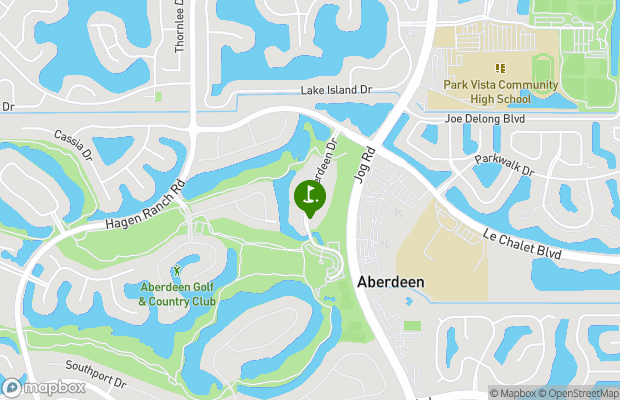 Aberdeen Golf and Country Club map