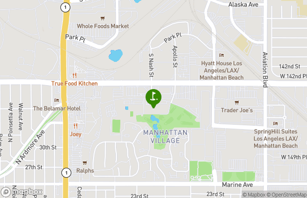Manhattan Beach Golf Course map
