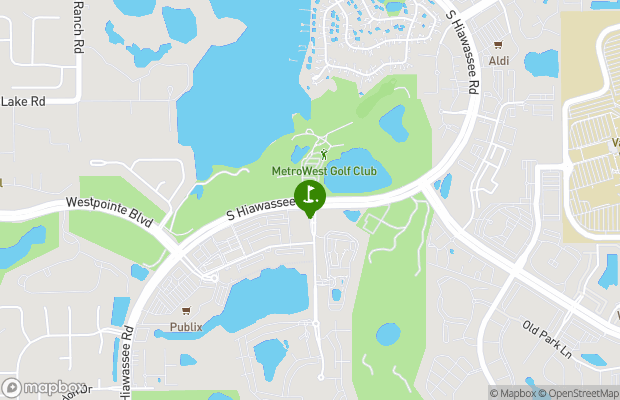 MetroWest Golf Club map